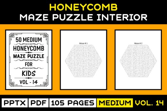 Explore 50 Medium Kids Maze Puzzles V-14
