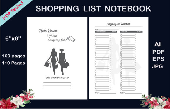 Exploring the Creative Shopping List Notebook Interior Template
