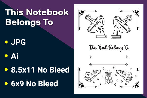 Exploring This Book Belongs to Interior-1: A Creative and Versatile Design for Your KDP Coloring Books