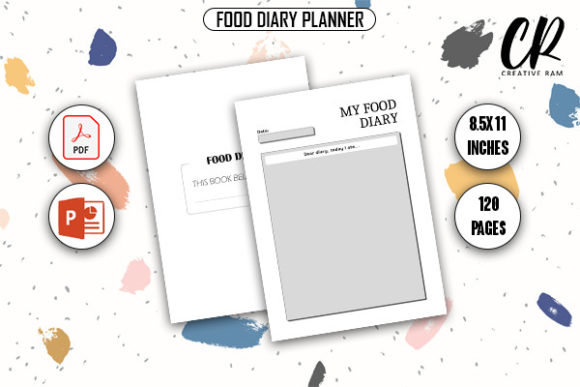 Food Diary Planner: A Creative KDP Interior