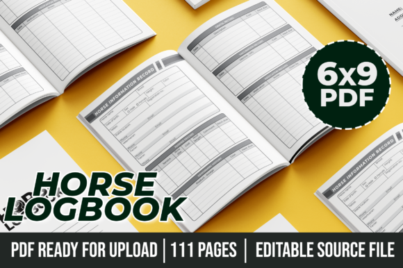 Horse Logbook Interior for KDP