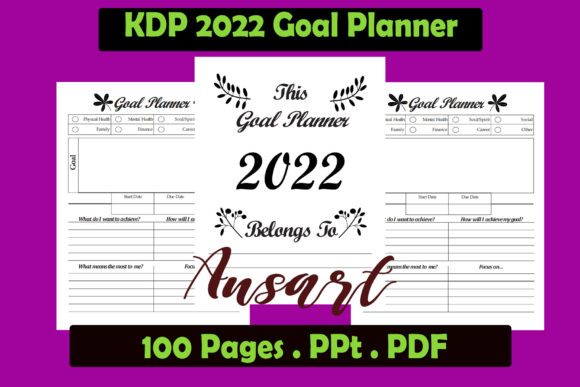 KDP Goal Planner 2022: Your Ultimate Tool for Organizing and Achieving