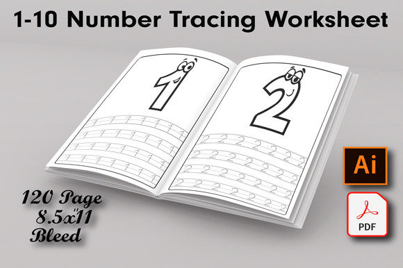 Number Trace Color Workbook: A Fun and Effective Way to Learn Numbers