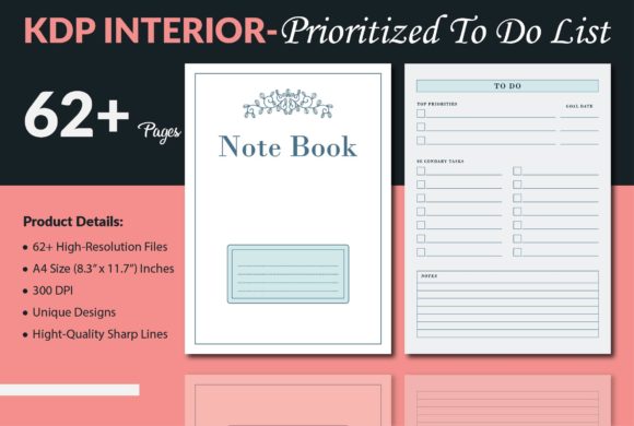 Prioritized to-Do List - KDP Interior: A Comprehensive Tool for Streamlining Your Projects