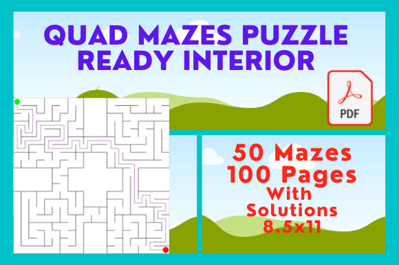 Quad Maze Activity for Kids: A Creative and Engaging Puzzle Book for Young Minds