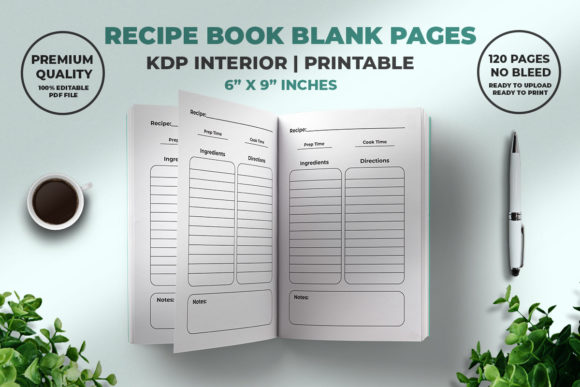 Recipe Book Blank Pages KDP Interior: A Comprehensive Guide for Aspiring Publishers