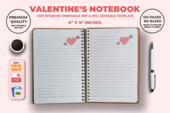 Unlocking Creative Potential with Valentines Notebook KDP Interior