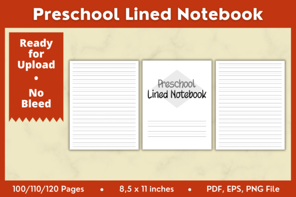 Unlocking Creativity and Productivity with Preschool Lined Notebook KDP Interior