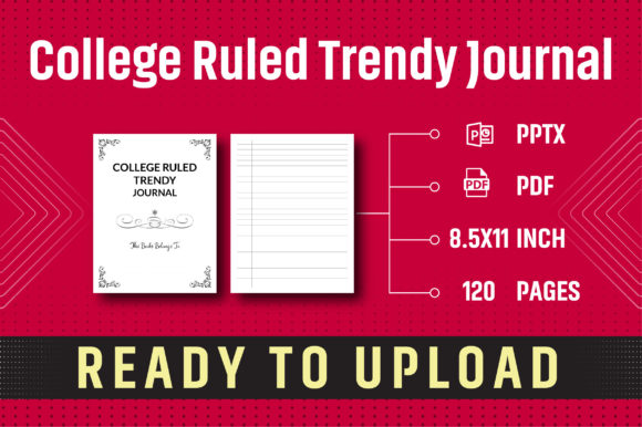 Unlocking Creativity with the College Ruled Trendy Journal - KDP